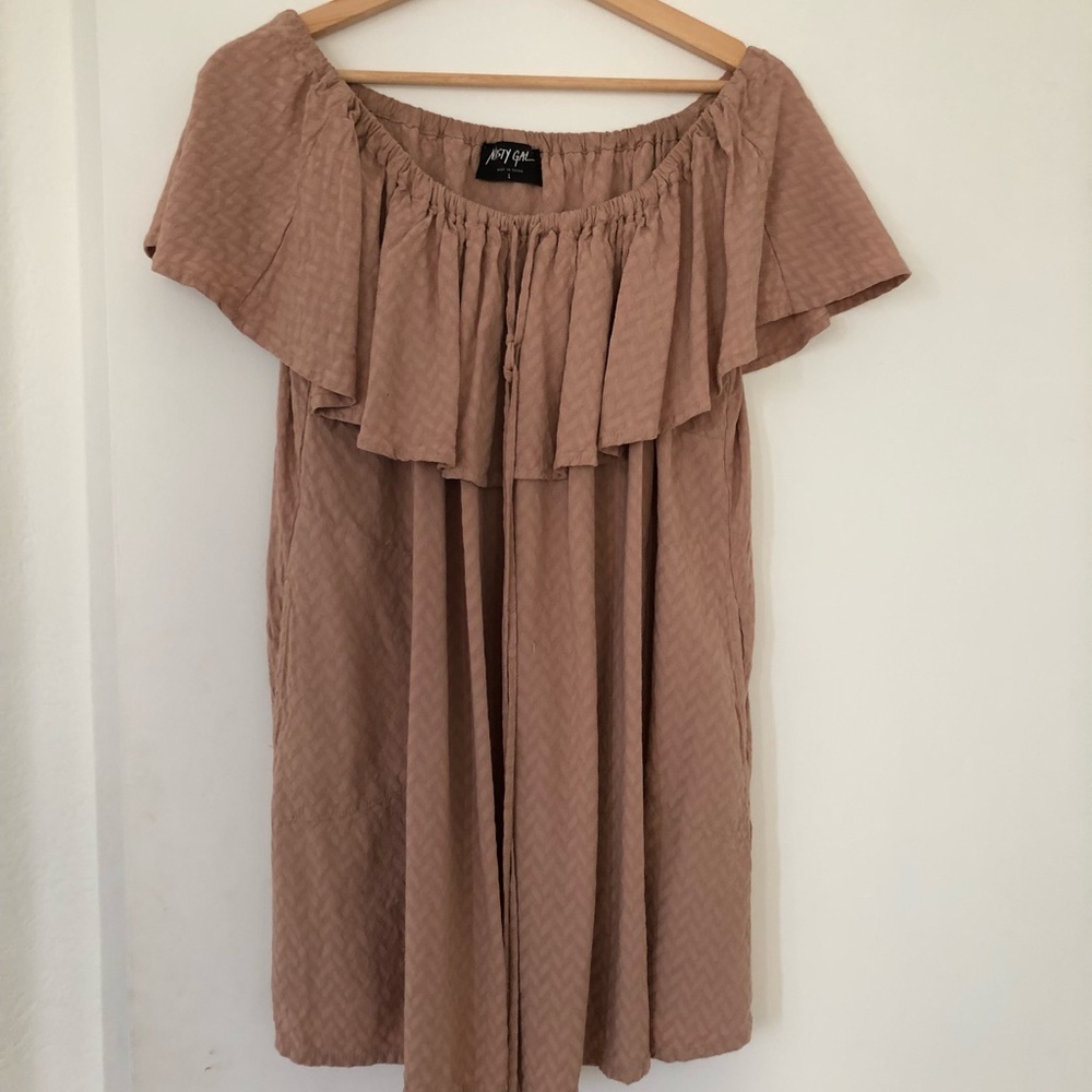 PINK MINI DRESS FROM NASTY GAL SIZE LARGE